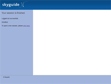 Tablet Screenshot of my.skyguide.ch